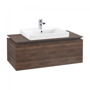 Тумба під раковину Villeroy & Boch Legato 100х38 см ДСП дуб аризона B68000VH