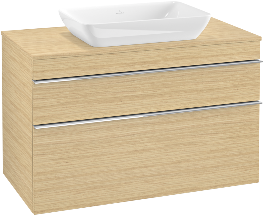 Тумба под раковину Villeroy & Boch Venticello 95,7х50,2 см ДСП северный дуб/ручка хром A94101VJ