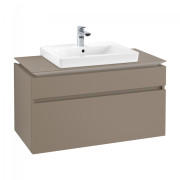 Тумба під раковину Villeroy & Boch Legato 100х55 см ДСП сірий трюфель B68100VG