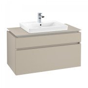 Тумба під раковину Villeroy & Boch Legato 100х55 см ДСП ніжно-сірий B68100VK
