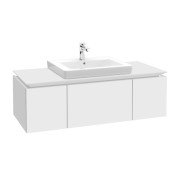 Тумба під раковину Villeroy & Boch Legato 120х38 см ДСП білий матовий B68200MS