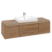 Тумба под раковину Villeroy & Boch Legato 140х38 см ДСП дуб канзас B68400RH