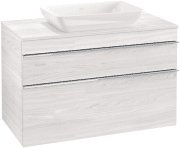 Тумба под раковину Villeroy & Boch Venticello 95,7х50,2 см ДСП/МДФ белое дерево/ручка хром A94101E8