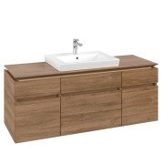 Тумба под раковину Villeroy & Boch Legato 140х55 см ДСП дуб канзас B68500RH
