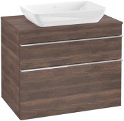 Тумба под раковину Villeroy & Boch Venticello 75,7х50,2 см ДСП дуб аризона/ручка хром A94001VH