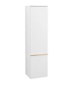 Пенал Villeroy & Boch Venticello 40,4х37,2х154,6 см петли справа ДСП/МДФ белый матовый/ручка медь A95115MS