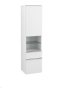 Пенал Villeroy & Boch Venticello 40,4х37,2х154,6 см петли слева ДСП/МДФ белый матовый/ручка хром A95201MS