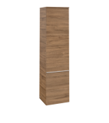 Пенал Villeroy & Boch Venticello 40,4х37,2х154,6 см петли слева ДСП дуб канзас/ручка алюминий белый A95102RH