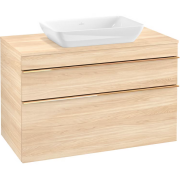 Тумба под раковину Villeroy & Boch Venticello 95,7х50,2 см ДСП вяз печатный/ручка медь A94105PN