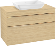 Тумба под раковину Villeroy & Boch Venticello 95,7х50,2 см ДСП северный дуб/ручка медь A94105VJ