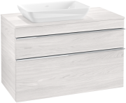 Тумба под раковину Villeroy & Boch Venticello 95,7х50,2 см ДСП/МДФ белое дерево/ручка хром A94201E8