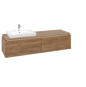 Тумба під раковину Villeroy & Boch Legato 160х38 см ДСП дуб канзас B68800RH