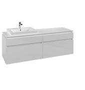 Тумба під раковину Villeroy & Boch Legato 160х55 см МДФ/ДСП білий глянсовий B68900DH