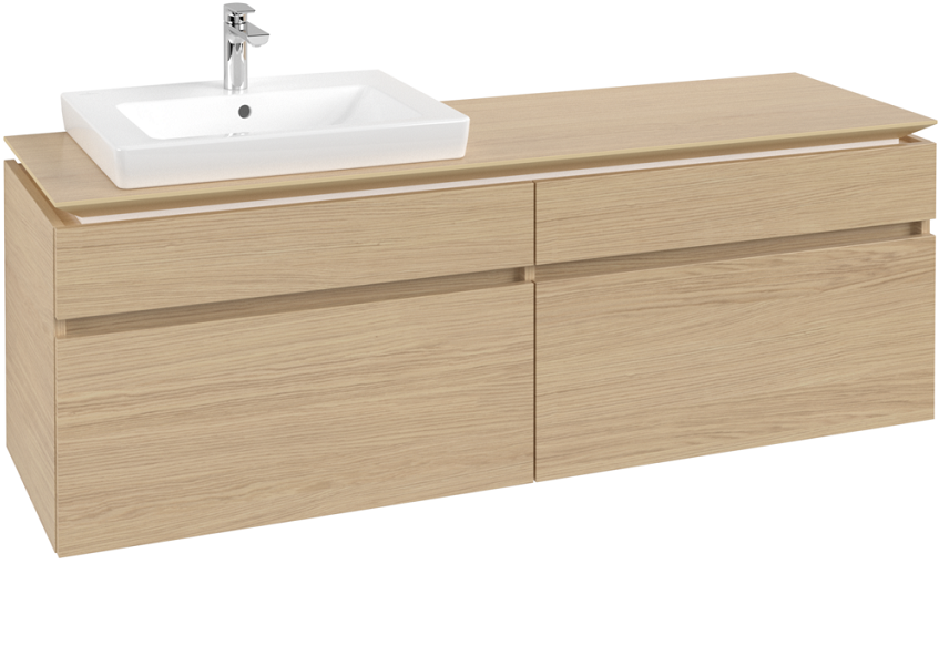Тумба під раковину Villeroy&Boch Legato 160х55 см ДСП північний дуб B68900VJ
