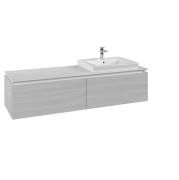 Тумба під раковину Villeroy & Boch Legato 160х38 см ДСП біле дерево B69000E8