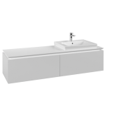 Тумба під раковину Villeroy & Boch Legato 160х38 см ДСП білий матовий B69000MS