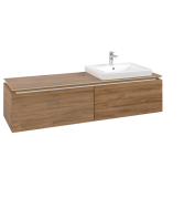 Тумба під раковину Villeroy & Boch Legato 160х38 см ДСП дуб канзас B69000RH