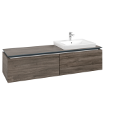 Тумба під раковину Villeroy & Boch Legato 160х38 см ДСП кам'яний дуб  B69000RK