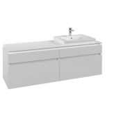 Тумба під раковину Villeroy & Boch Legato 160х55 см ДСП білий матовий B69100MS