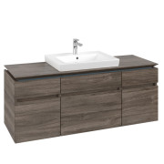 Тумба під раковину Villeroy & Boch Legato 140х55 см ДСП кам'яний дуб B68500RK