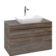 Тумба под раковину Villeroy & Boch Venticello 95,7х50,2 см ДСП каменный дуб/ручка медь A94105RK