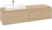Тумба под раковину Villeroy & Boch Legato 160х38 см ДСП северный дуб B68800VJ