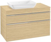 Тумба під раковину Villeroy & Boch Venticello 95,7х50,2 см ДСП північний дуб/ручка хром A94201VJ