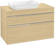 Тумба под раковину Villeroy & Boch Venticello 95,7х50,2 см ДСП северный дуб/ручка хром A94201VJ