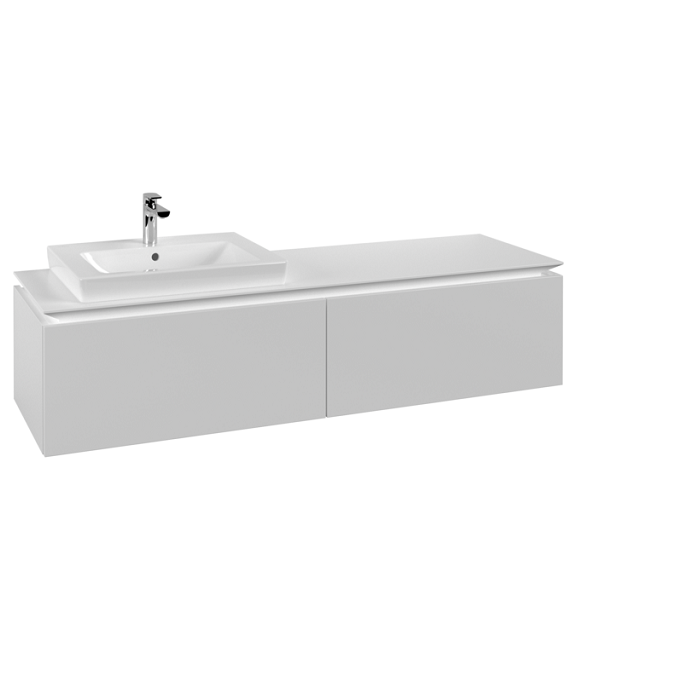 Тумба под раковину Villeroy & Boch Legato 160х38 см ДСП белый матовый B68800MS