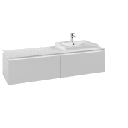 Тумба под раковину Villeroy & Boch Legato 160х38 см ДСП белый матовый B69000MS