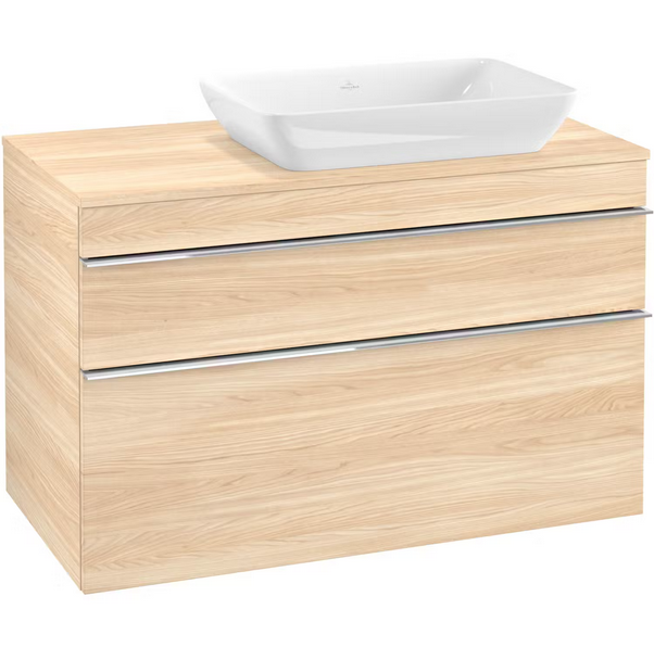 Тумба под раковину Villeroy & Boch Venticello 95,7х50,2 см ДСП вяз печатный/ручка хром A94301PN