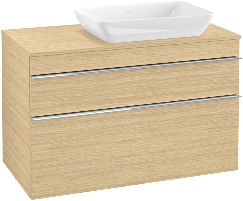 Тумба под раковину Villeroy & Boch Venticello 95,7х50,2 см ДСП северный дуб/ручка хром A94301VJ