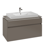 Тумба під раковину Villeroy & Boch Legato 100х55 см ДСП сірий трюфель B69500VG