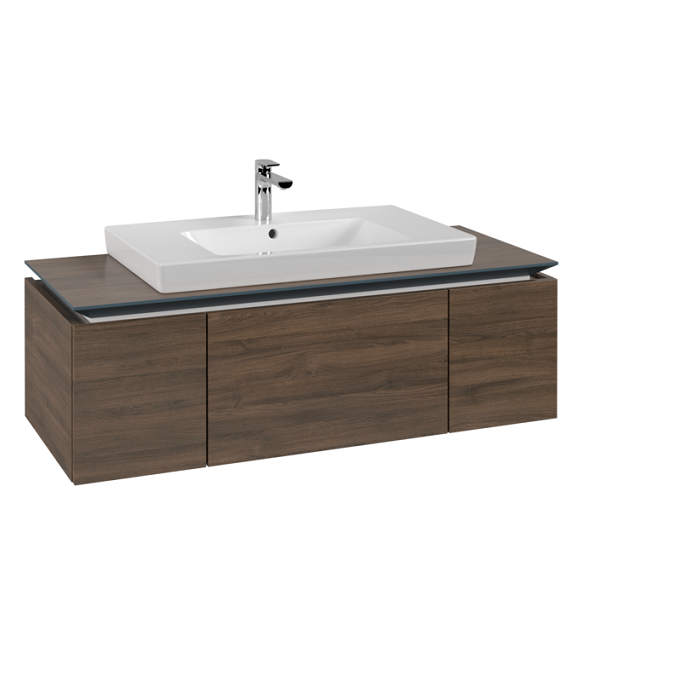 Тумба під раковину Villeroy & Boch Legato 120х38 см ДСП дуб аризона B69600VH