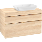 Тумба под раковину Villeroy & Boch Venticello 95,7х50,2 см ДСП вяз печатный/ручка медь A94305PN