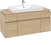 Тумба під раковину Villeroy&Boch Legato 120х55 см ДСП північний дуб B69700VJ
