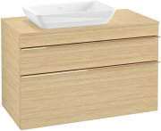 Тумба под раковину Villeroy & Boch Venticello 95,7х50,2 см ДСП северный дуб/ручка медь A94205VJ