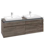 Тумба під раковину Villeroy & Boch Legato 160х55 см ДСП кам'яний дуб B69300RK