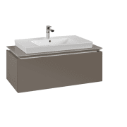 Тумба под раковину Villeroy & Boch Legato 100х38 см ДСП трюфель серый B69400VG