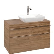Тумба под раковину Villeroy & Boch Venticello 95,7х50,2 см ДСП дуб канзас/ручка хром A94301RH