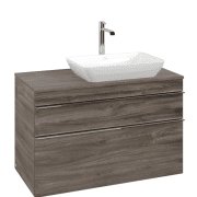 Тумба под раковину Villeroy & Boch Venticello 95,7х50,2 см ДСП каменный дуб/ручка хром A94301RK