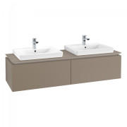 Тумба под раковину Villeroy & Boch Legato 160х38 см ДСП трюфель серый B69200VG