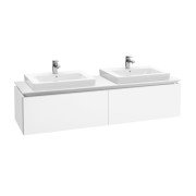 Тумба под раковину Villeroy & Boch Legato 160х38 см ДСП белый матовый B69200MS