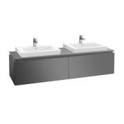 Тумба під раковину Villeroy & Boch Legato 160х38 см МДФ/ДСП глянсовий сірий B69200FP
