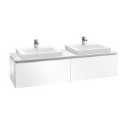 Тумба під раковину Villeroy & Boch Legato 160х38 см МДФ/ДСП білий глянсовий B69200DH