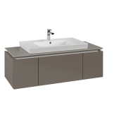 Тумба під раковину Villeroy & Boch Legato 120х38 см ДСП сірий трюфель B69600VG