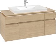 Тумба под раковину Villeroy & Boch Legato 120х55 см ДСП северный дуб B69700VJ