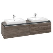 Тумба під раковину Villeroy & Boch Legato 160х38 см ДСП кам'яний дуб B69200RK