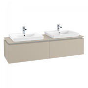 Тумба под раковину Villeroy & Boch Legato 160х38 см ДСП нежно-серый B69200VK