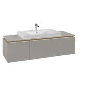 Тумба под раковину Villeroy & Boch Legato 140х38 см ДСП нежно-серый B69800VK